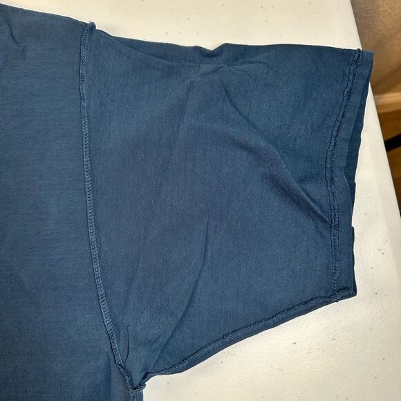 NWT Club Paradise Unisex Blue Resort Tee Raw Hems Classic Graphic Tee Shirt - XL - Picture 3 of 13